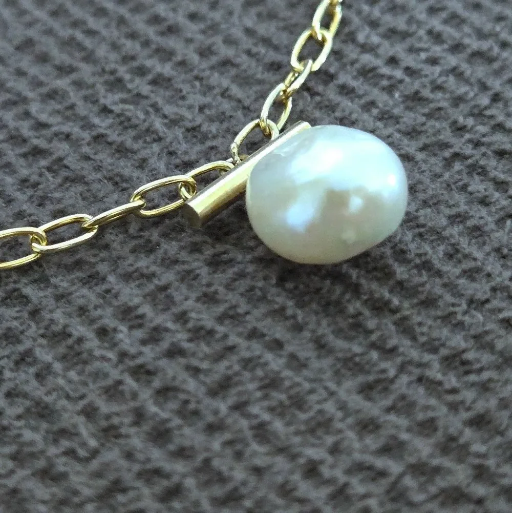Stationary Freshwater Pearl Necklace - NWT